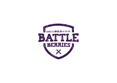 Battle berries logo designer