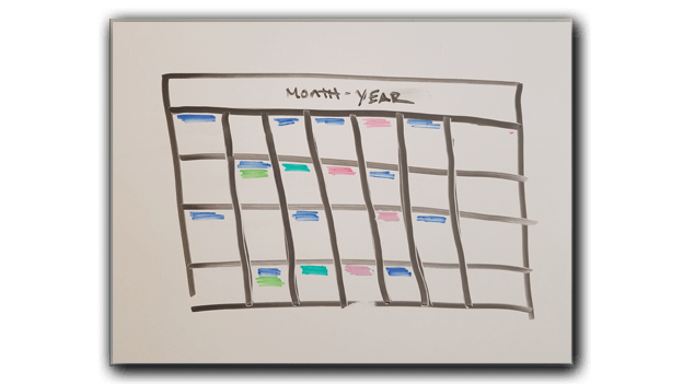 content calendar