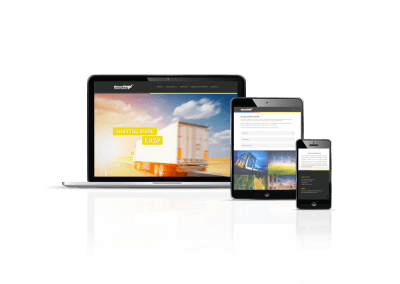 logistics website design