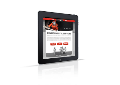 TIS environmental services website design